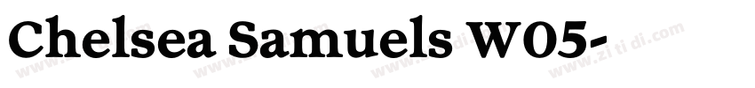 Chelsea Samuels W05字体转换